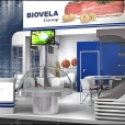 Kompānijas "Biovela" stends izstādē ANUGA 2013 Ķelnē