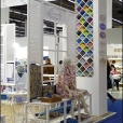 Exhibition stand of "DM Textile", exhibition HEIMTEXTIL 2015 in Frankfurt