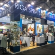 Exhibition stand of "Rigas sprotes" company, exhibition FHC 2015 in China