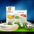 Exhibition stand of "Nevskaya" company, exhibition FRUIT LOGISTICA 2016 in Berlin