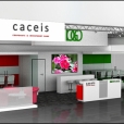 Kompānijas "Caceis" stends izstādē SIBOS 2016 Ženēvā
