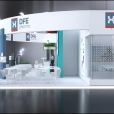 Kompānijas "DFE Pharma" stends izstādē CPHI FRANKFURT 2022 Frankfurtē