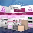 Kompānijas "Adani" stends izstādē MEDICA 2013 Diseldorfā 