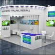 Exhibition stand of "Severn Trent Water" company, exhibition NOR-SHIPPING 2015 in Oslo