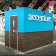 Стенд компании "Accenture" на выставке HEALTH AND CARE INNOVATION EXPO 2015 в Манчестере