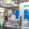 Brazīlijas nacionālais stends izstādē HANNOVER MESSE 2017 Hanoverā