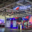 Стенд компании "ASUS" на выставке GAMESCOM 2018 в Кельне 