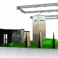 Exhibition stand of "Bjelin" company, exhibition DOMOTEX 2020 in Hannover