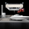 Kompānijas "Q-Yachts" stends izstādē BOAT DUSSELDORF 2020 Diseldorfā 