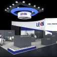 Стенд компании "КМЗ (LEVIN)" на выставке EUROSHOP 2020 в Дюссельдорфе 