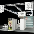Kompānijas "M-Pets" stends izstādē ZOOMARK 2023 Boloņā