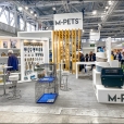 Стенд компании "M-Pets" на выставке ZOOMARK 2023 в Болонье 