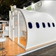 Kompānijas "Primus Aero" stends izstādē EBACE 2023 Ženēvā